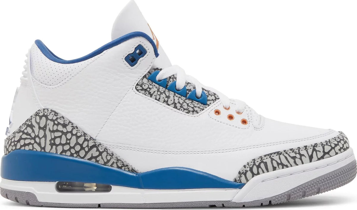 Nike Mens Air Jordan 3 Retro Sneakers - 'Washington Wizards'