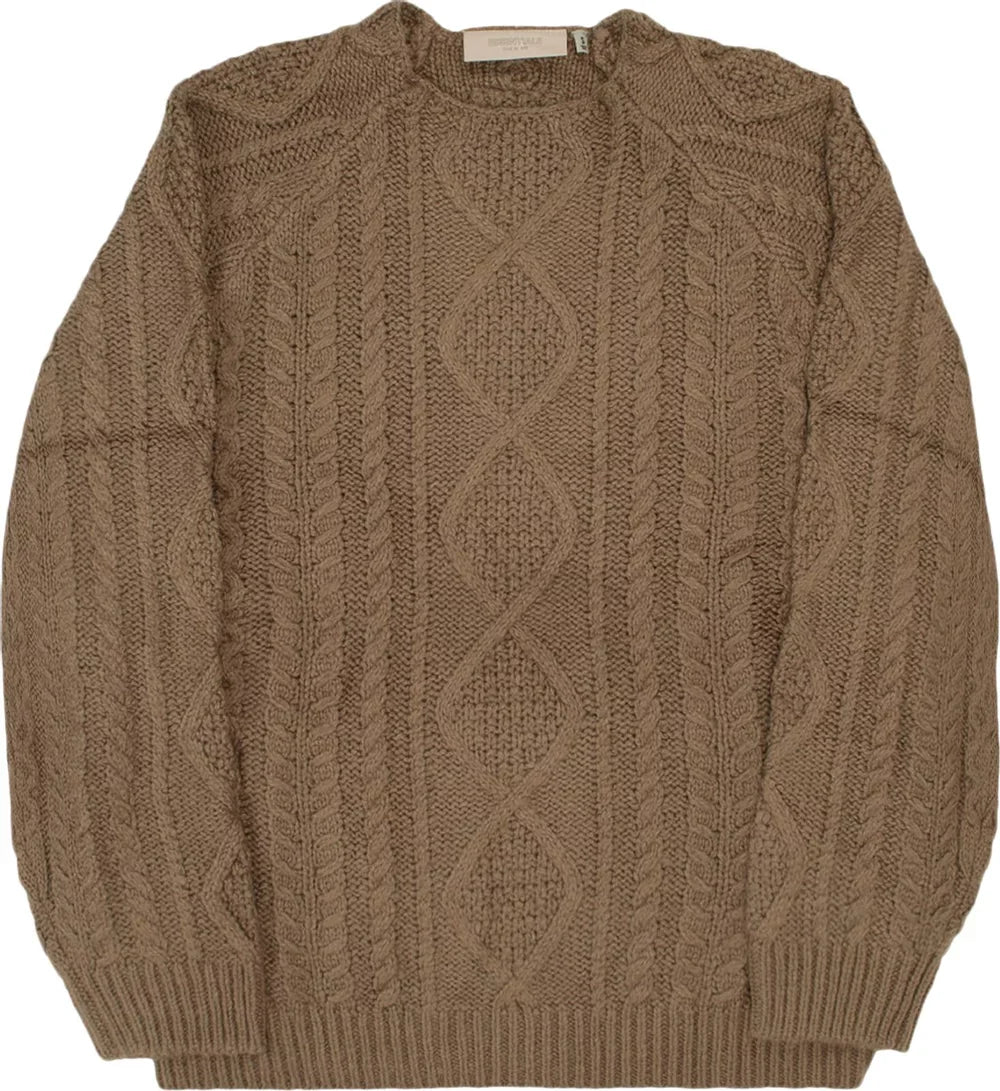 Fear of God Essentials Cable Knit 'Wood'