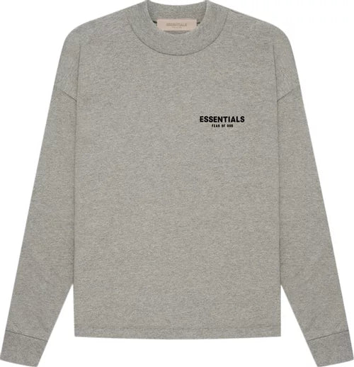 Fear of God Essentials Long-Sleeve Tee 'Dark Oatmeal'