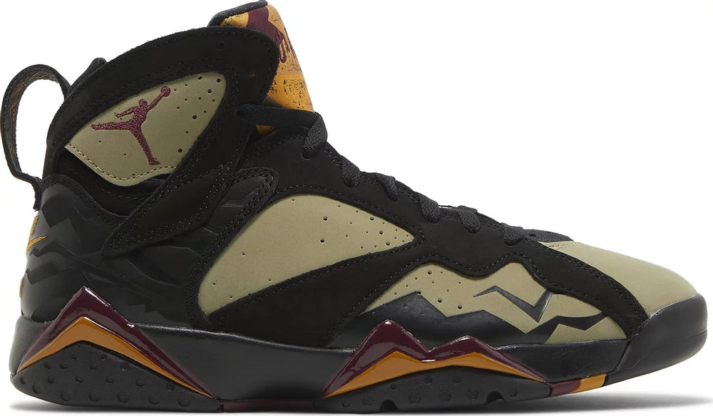 Nike Mens Air Jordan 7 Retro Sneakers - 'Black Olive'