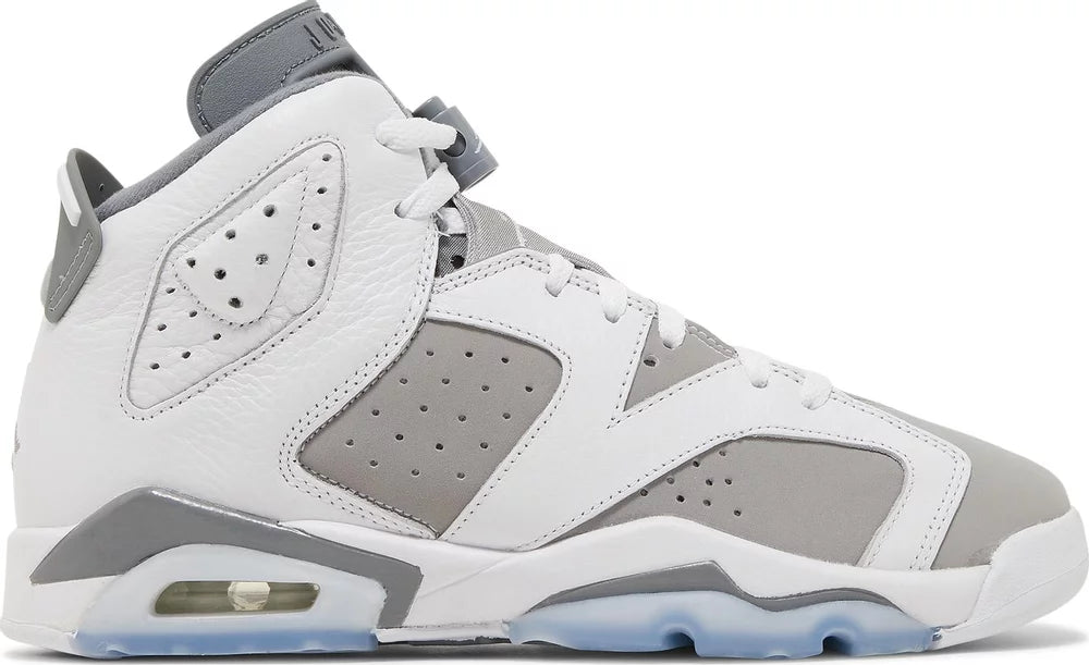 Nike Grade School Womens Air Jordan 6 Retro Sneakers - 'Cool Grey'
