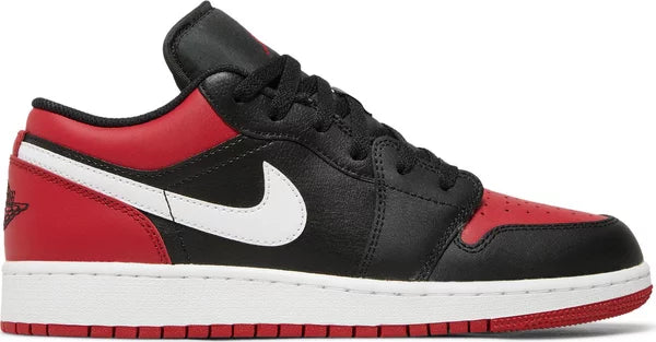Nike Grade School Womens Air Jordan 1 Low Sneakers - 'Alternate Bred Toe'