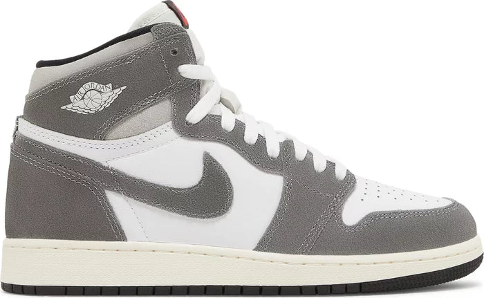 Nike Grade School Womens Air Jordan 1 Retro High OG Sneakers - 'Washed Black'