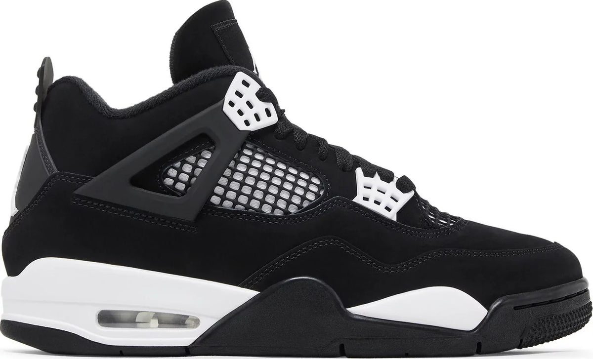 Nike Mens Air Jordan 4 Retro Sneakers - 'White Thunder'