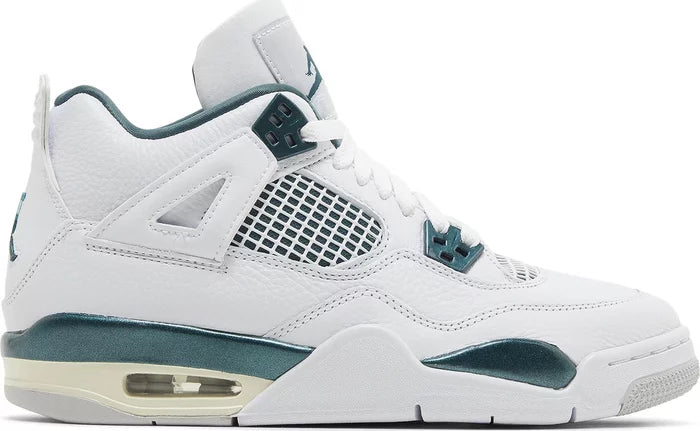 Nike Grade School Womens Air Jordan 4 Retro Sneakers - 'Oxidized Green'