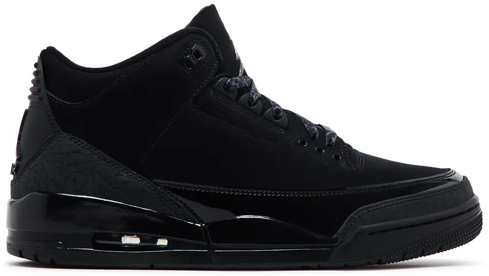 Nike Mens Air Jordan 3 Retro 'Black Cat' 2025