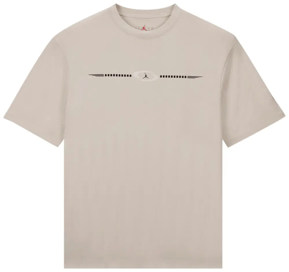 Air Jordan x Travis Scott Logo Tee 'Light Bone'