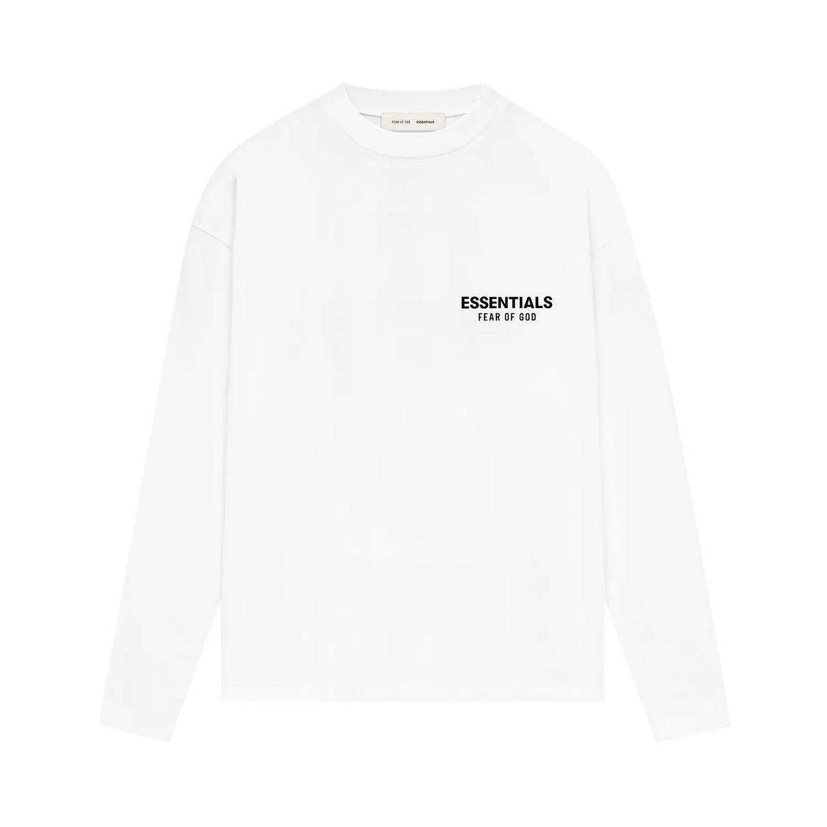 Fear of God Essentials Classic Long-Sleeve Tee 'Bright White'