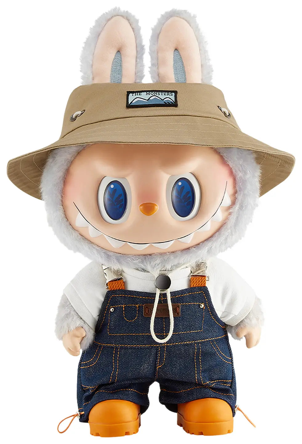 LABUBU THE MONSTERS FALL IN WILD SERIES Vinyl Plush Doll Pendant' Grey'