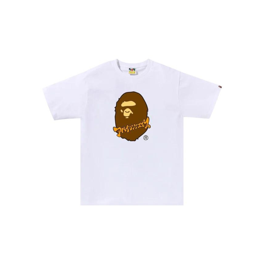 BAPE Katakana Ape Head Tee 'White' (2024)