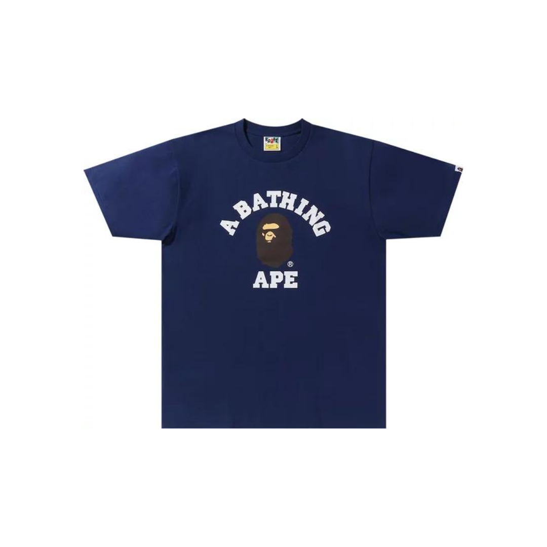 BAPE College Tee 'Navy'