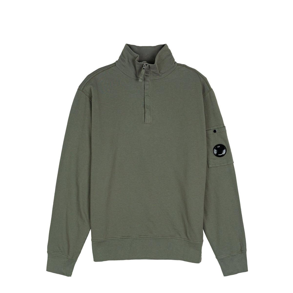 C.P. Company Light Fleece Half Zip Lens Sweatshirt