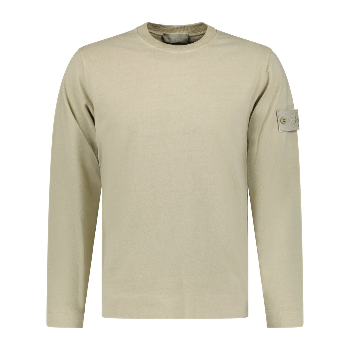 STONE ISLAND GHOST BADGE SWEATSHIRT BEIGE