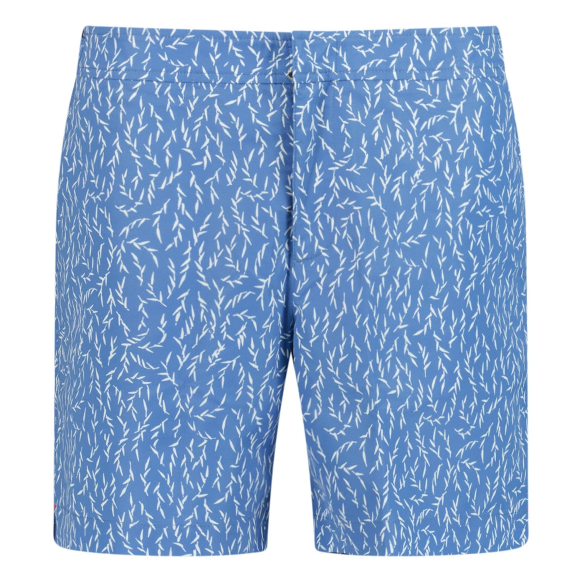ORLEBAR BROWN BULLDOG LEAF PRINTED SWIM SHORTS BLUE