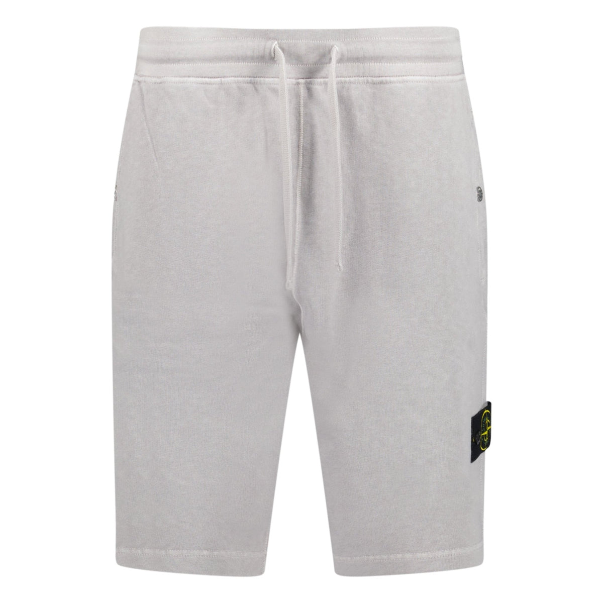 STONE ISLAND OLD TREATMENT BERMUDA SHORTS DUST GREY