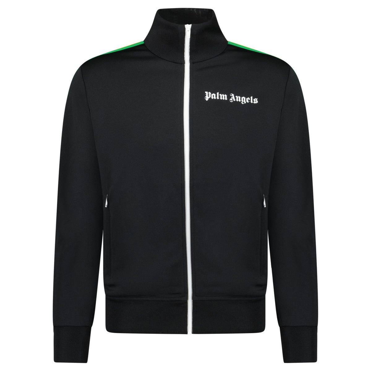 PALM ANGELS EXODUS TRACK JACKET BLACK / WHITE