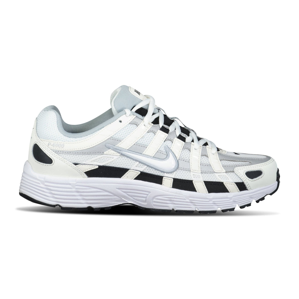 NIKE P-6000 WHITE / CREAM / BLACK TRAINERS