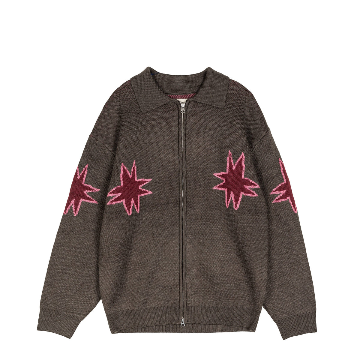 Metalwood Kiki Zip Knit Longsleeve Polo