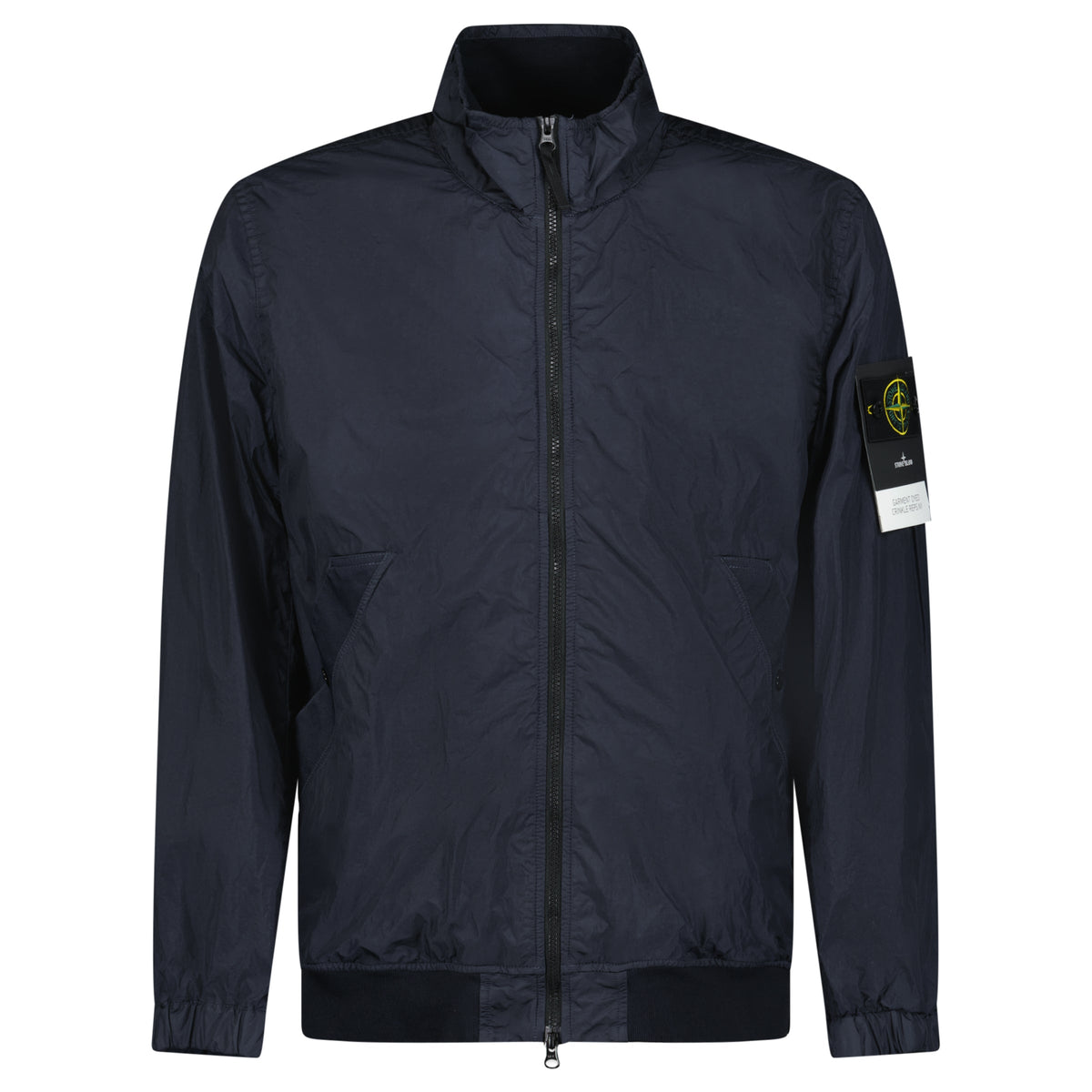 STONE ISLAND CAPOSPALLA CRINKLES REPS R-NY JACKET NAVY