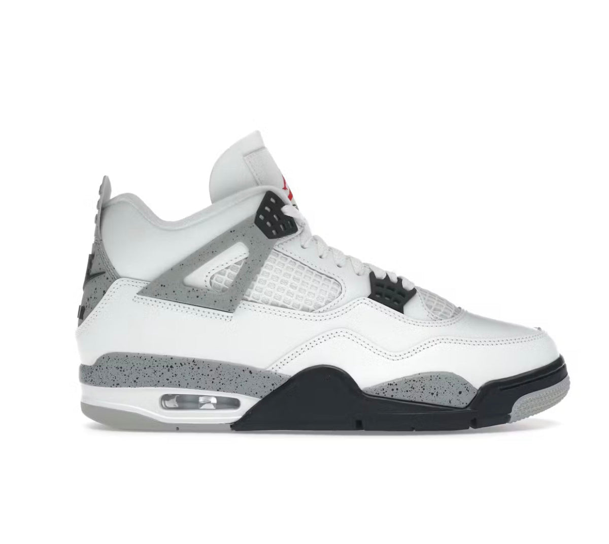 Nike Mens Air Jordan 4 Retro Sneakers - 'White Cement'