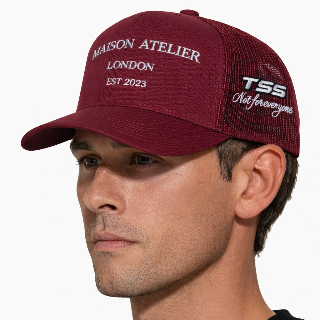 ATELIER TSS CAPS - BURGUNDY