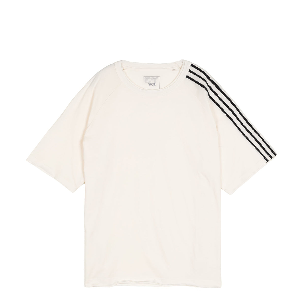 Adidas Y-3 Raw Edge 3 Stripes Tee