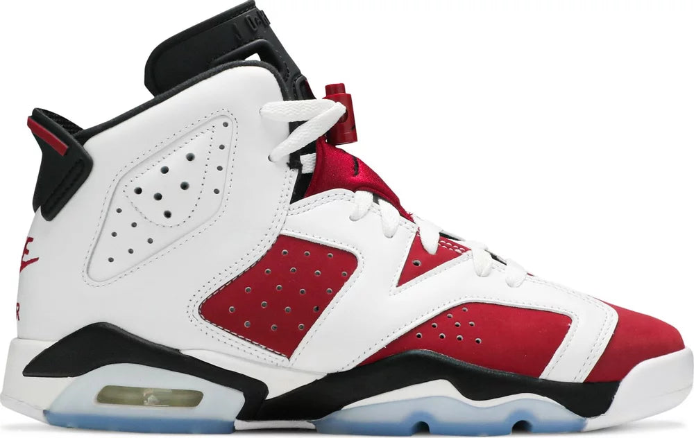 Nike Grade School Womens Air Jordan 6 Retro Sneakers - 'Carmine' 2021