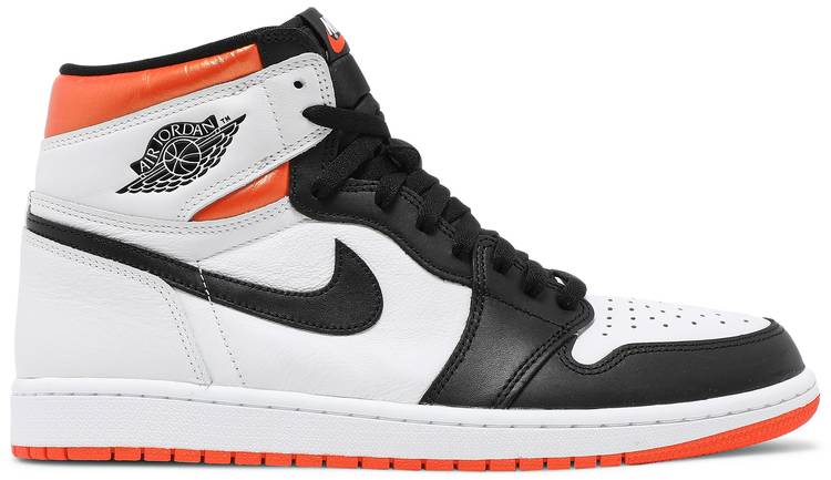 Nike Mens Air Jordan 1 Retro High OG Sneakers - 'Electro Orange'