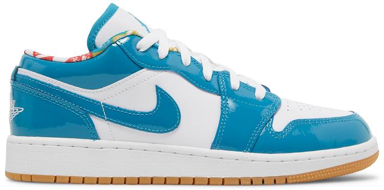 Nike Grade School Womens Air Jordan 1 Low SE Sneakers - 'Barcelona'
