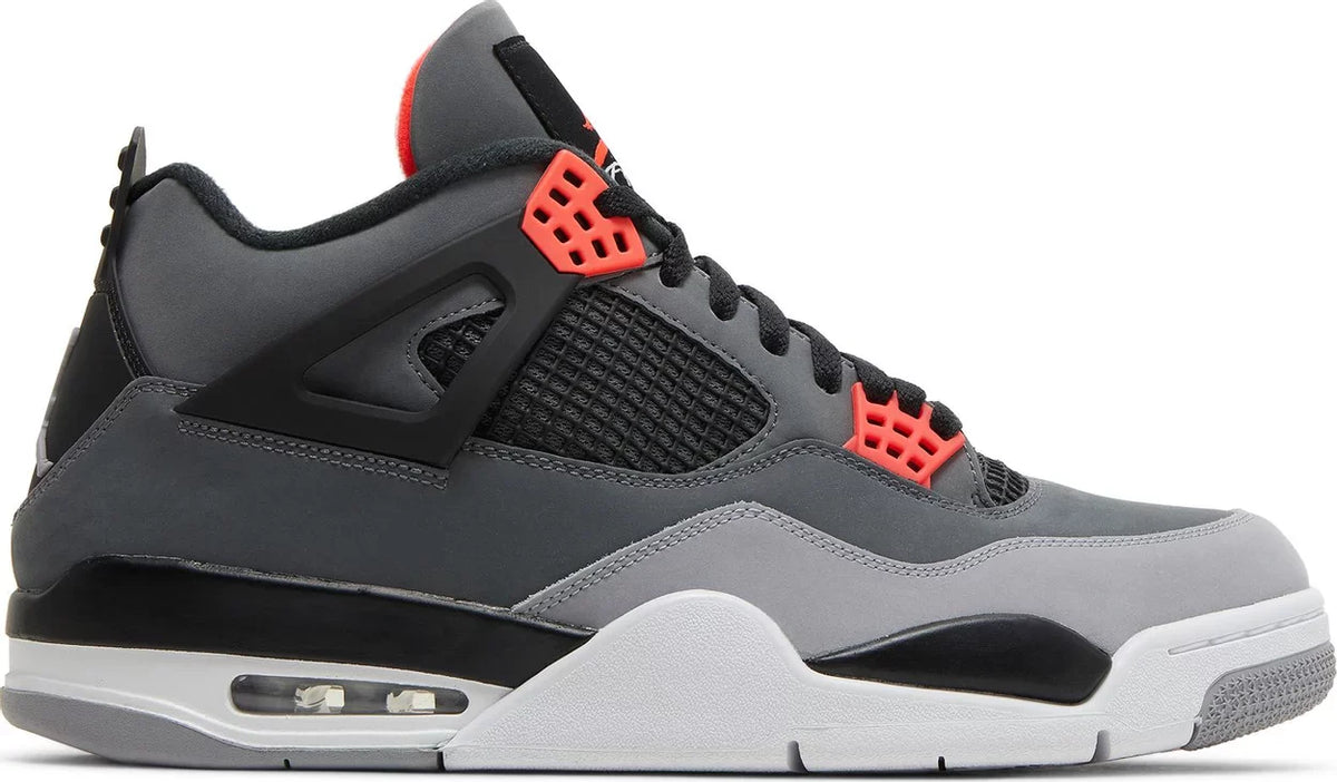 Nike Mens Air Jordan 4 Retro Sneakers - 'Infrared'