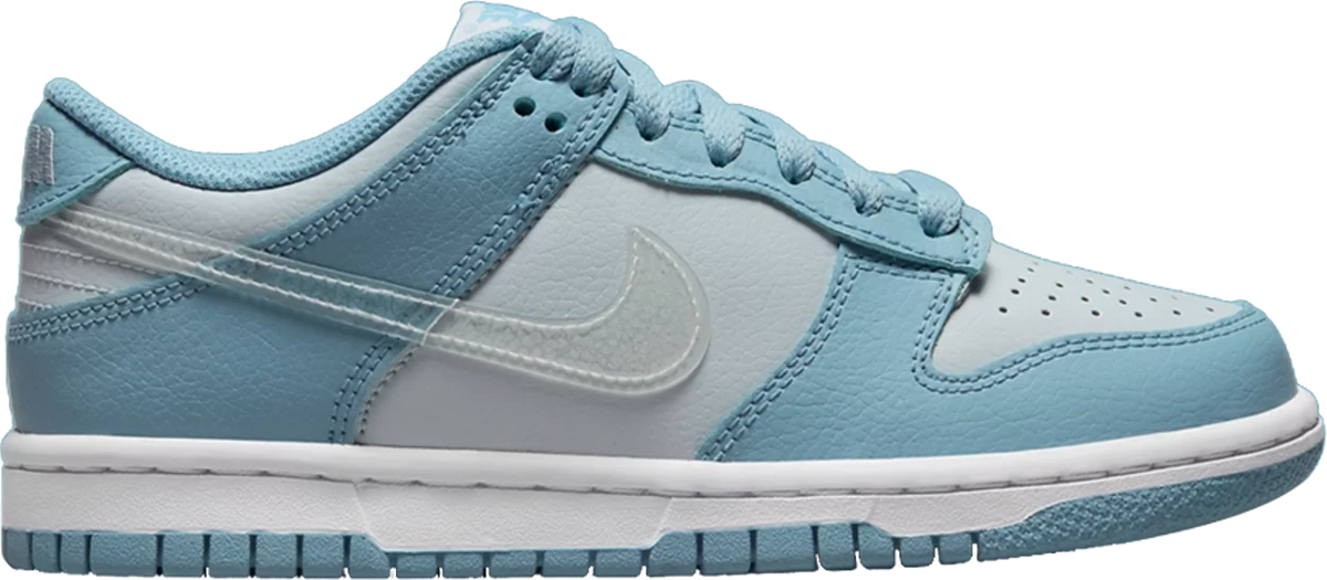 Nike Grade School Womens Dunk Low Sneakers - 'Aura Clear'