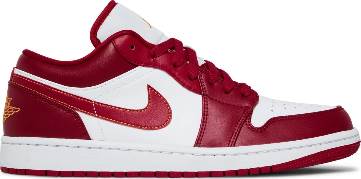 Nike Mens Air Jordan 1 Low Sneakers - 'Cardinal Red'