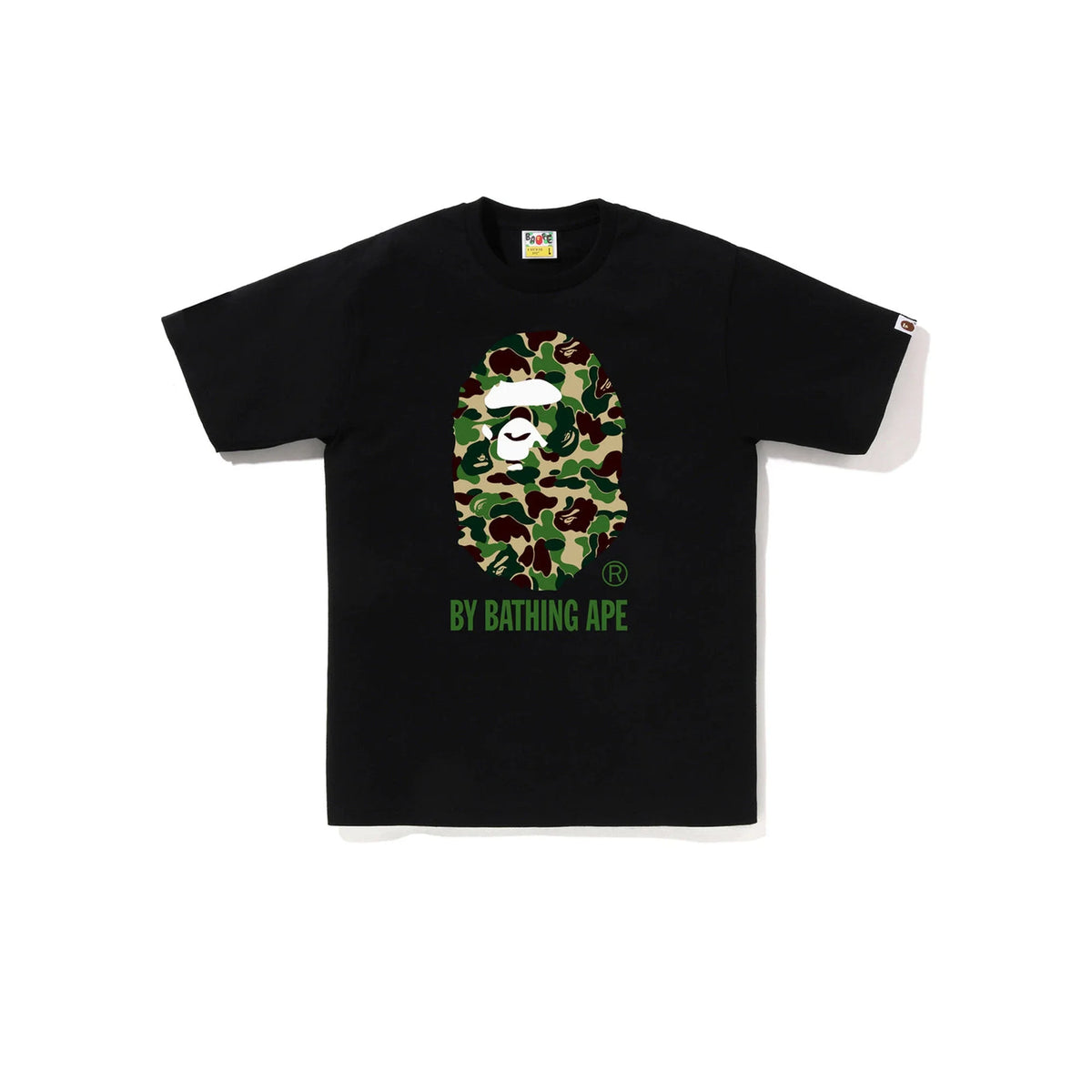 BAPE ABC Camo By Bathing Ape Tee 'Black / Green'