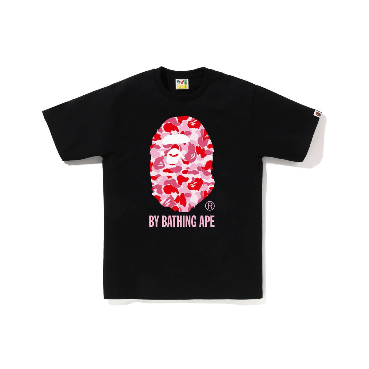 BAPE ABC Camo By Bathing Ape Tee 'Black / Pink'