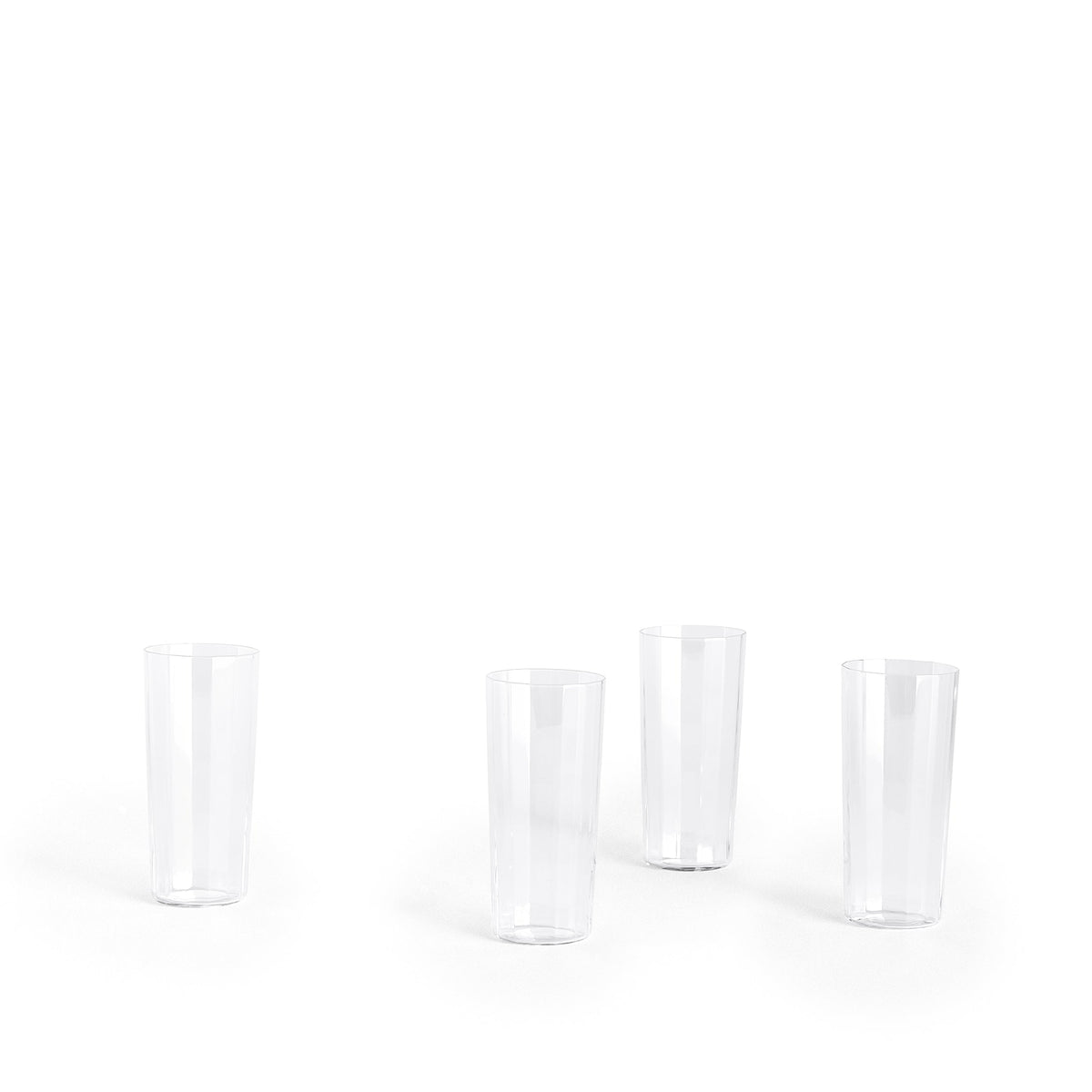 HAY Angle Glass-Set of 4 Tall 13cm