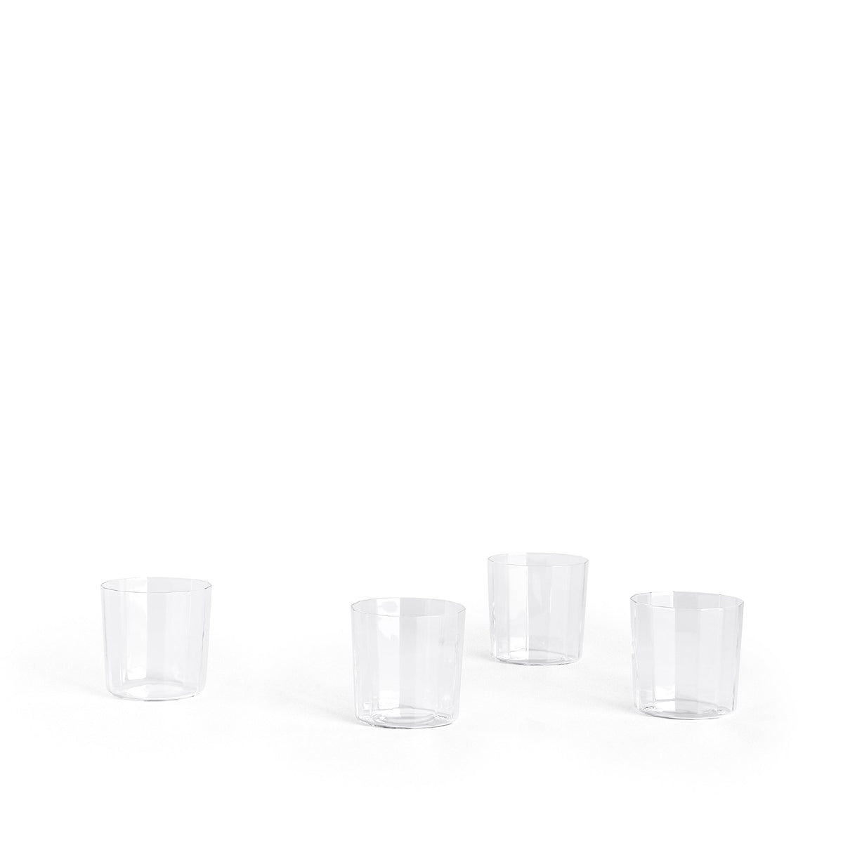 HAY Angle Glass-Set of 4 Wide 7,5cm