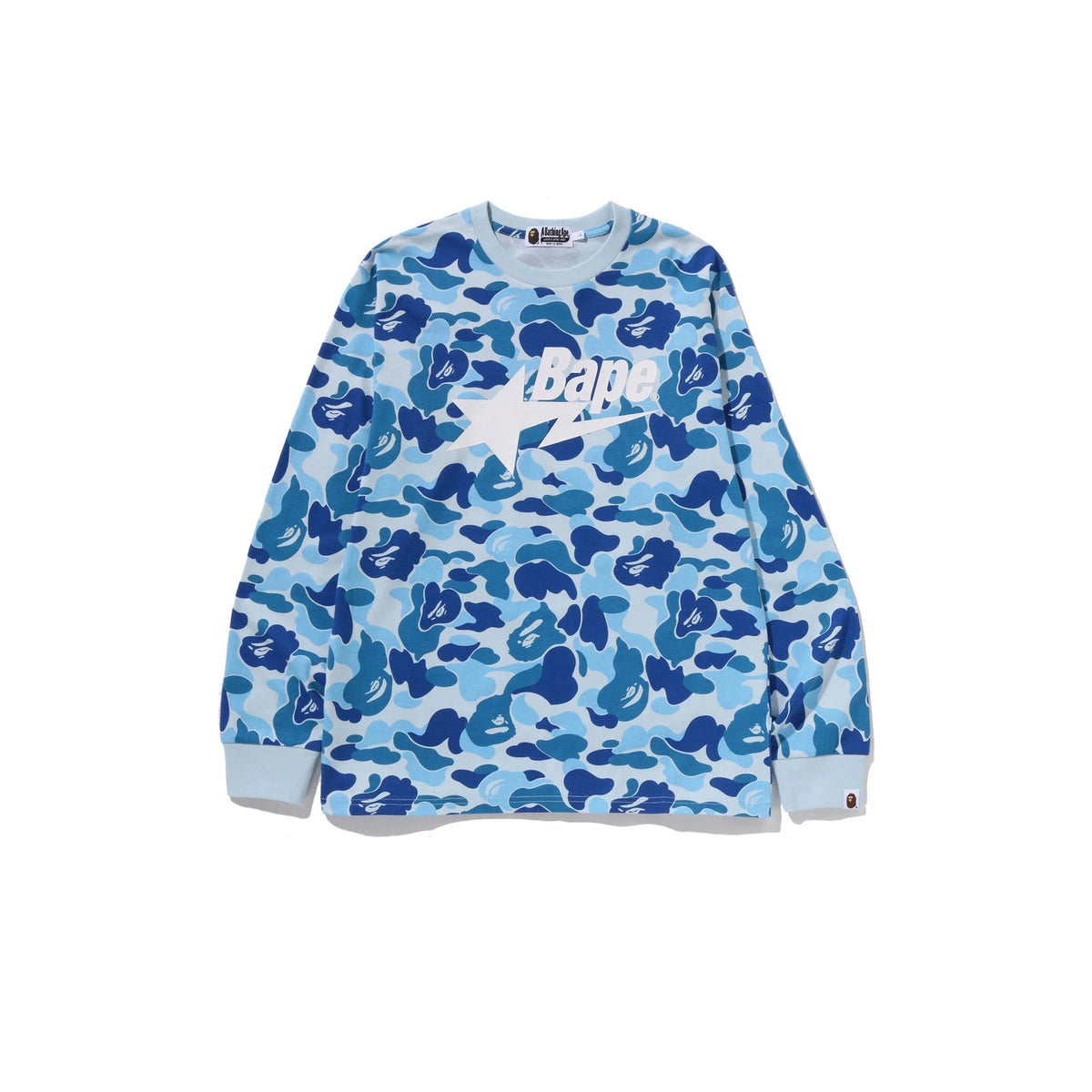 BAPE ABC Camo BAPE STA LS Tee 'Blue' (2026)