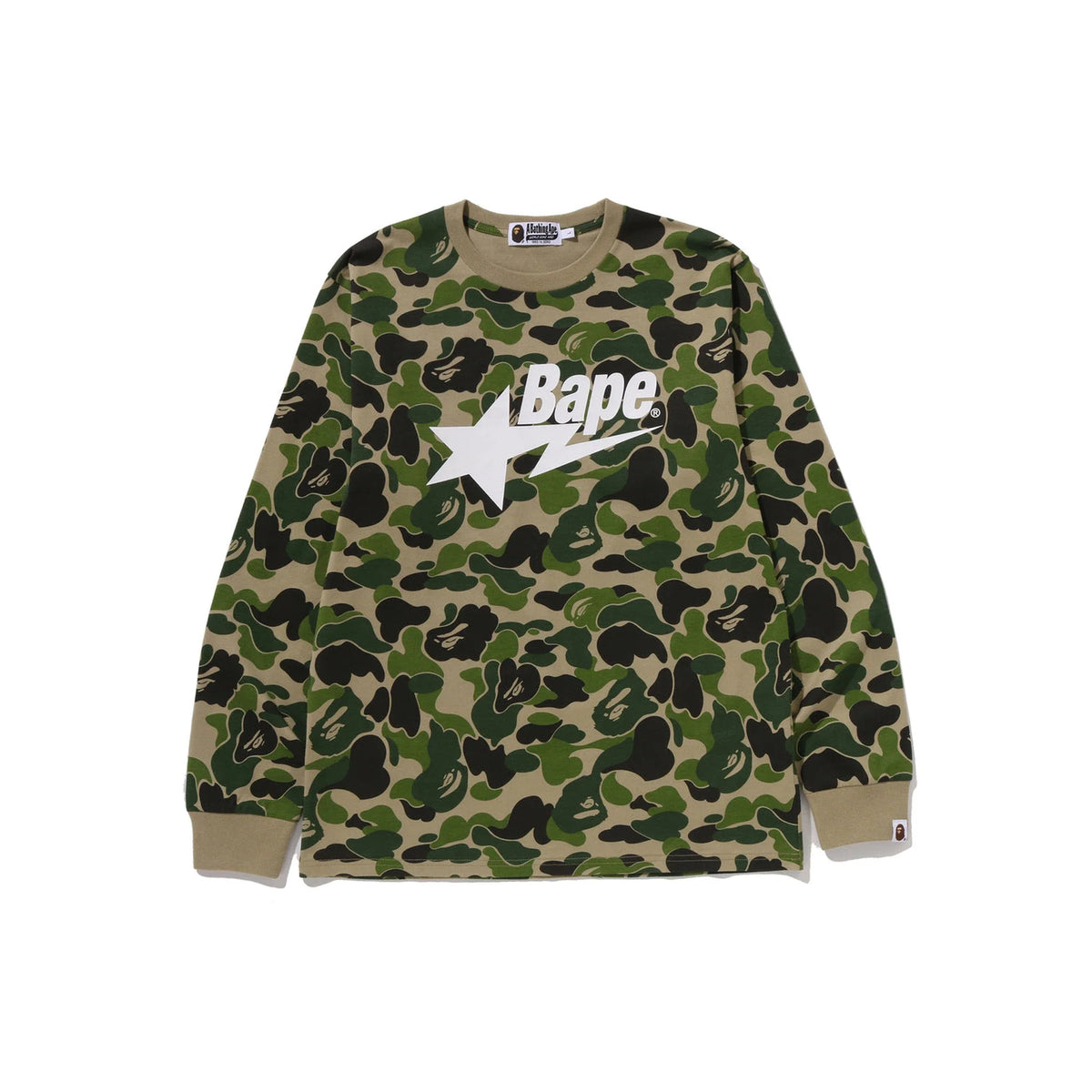 BAPE ABC Camo BAPE STA LS Tee 'Green' (2026)