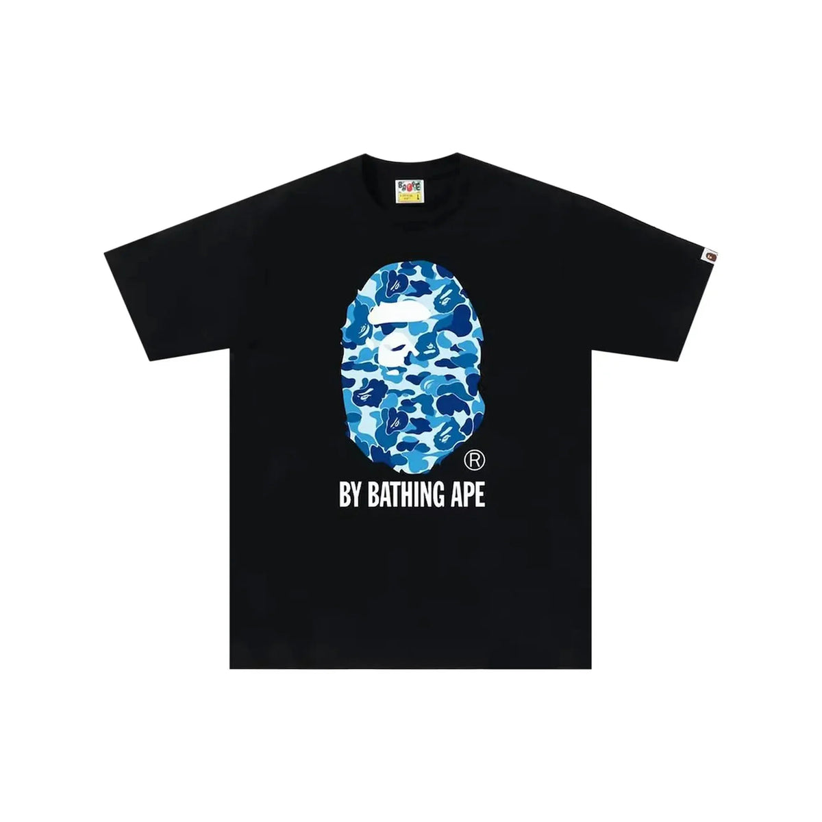 BAPE ABC Camo By Bathing Ape Tee 'Black / Blue' (2026)