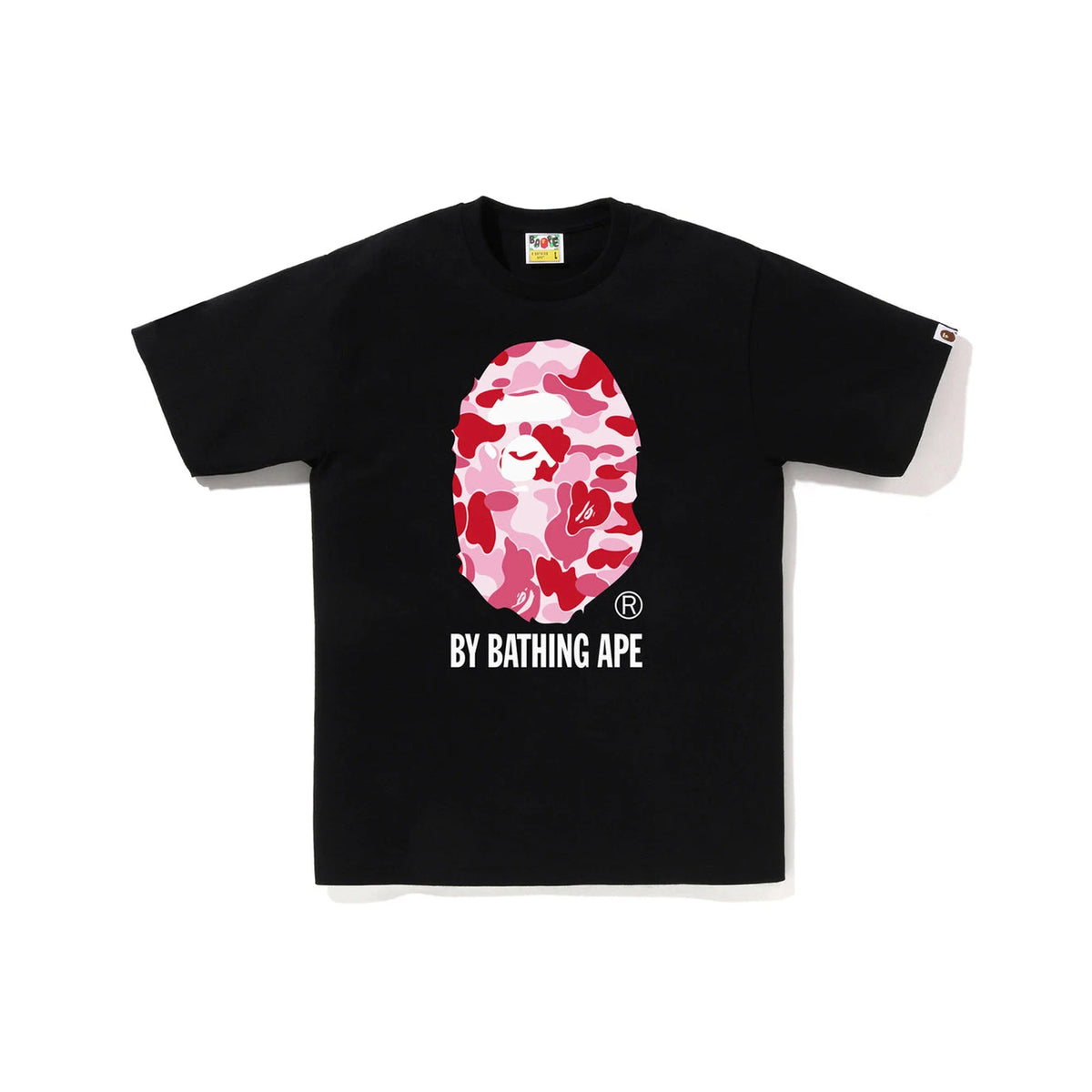 BAPE ABC Camo By Bathing Ape Tee 'Black / Pink' (2026)