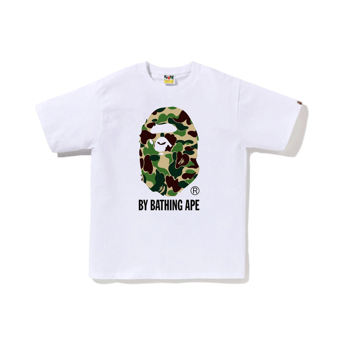 BAPE ABC Camo By Bathing Ape Tee 'White / Green' (2026)