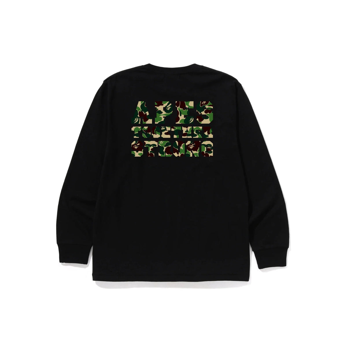 BAPE ABC Camo College ATS LS Tee 'Black / Green' (2026)