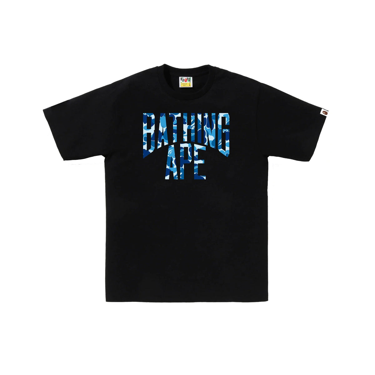 BAPE ABC Camo NYC Logo Tee 'Black / Blue'