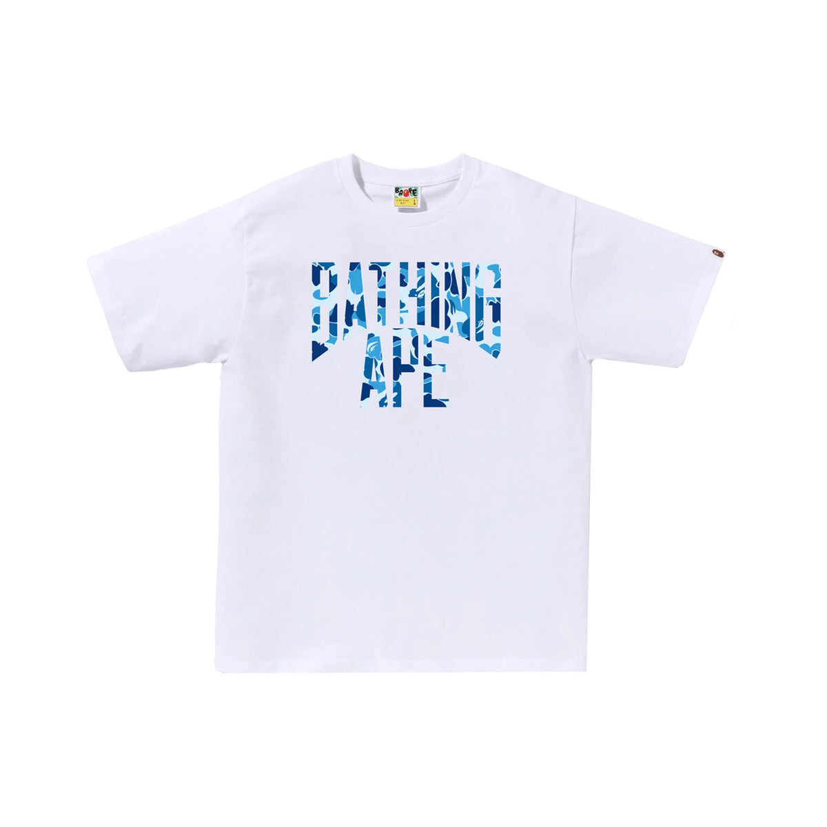 BAPE ABC Camo NYC Logo Tee 'White / Blue'