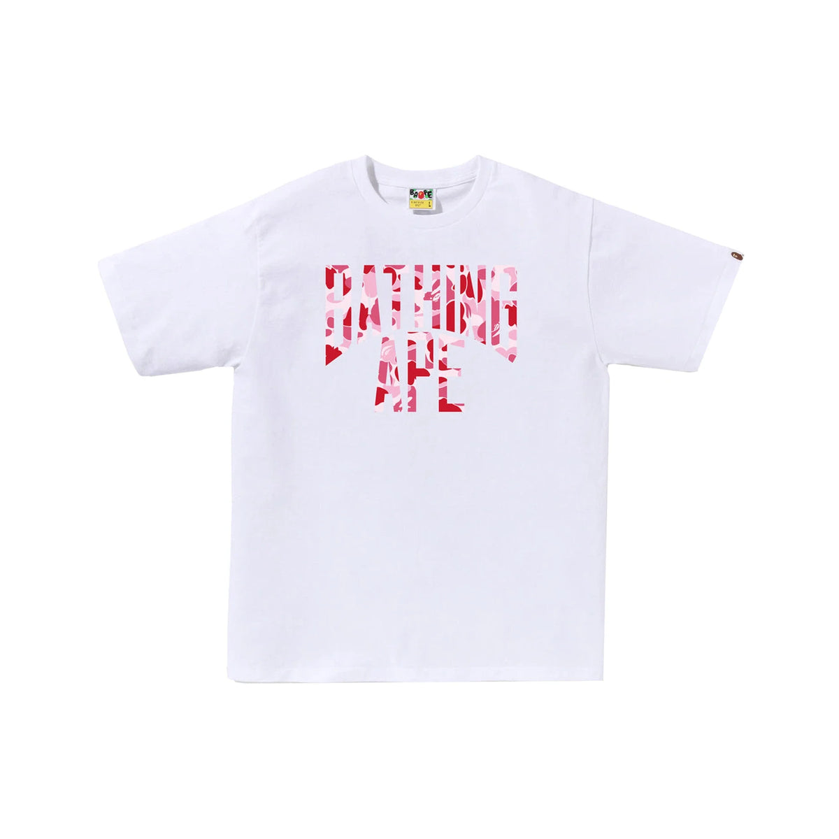 BAPE ABC Camo NYC Logo Tee 'White / Pink'