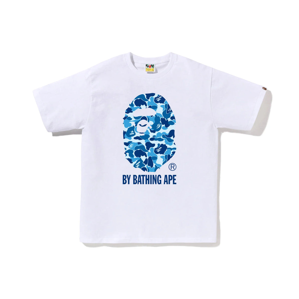 BAPE ABC Camo By Bathing Ape Tee 'White / Blue'
