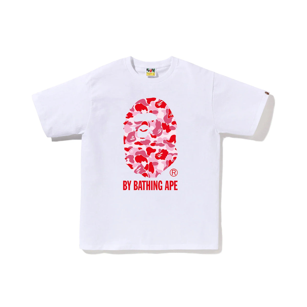 BAPE ABC Camo By Bathing Ape Tee 'White / Pink'