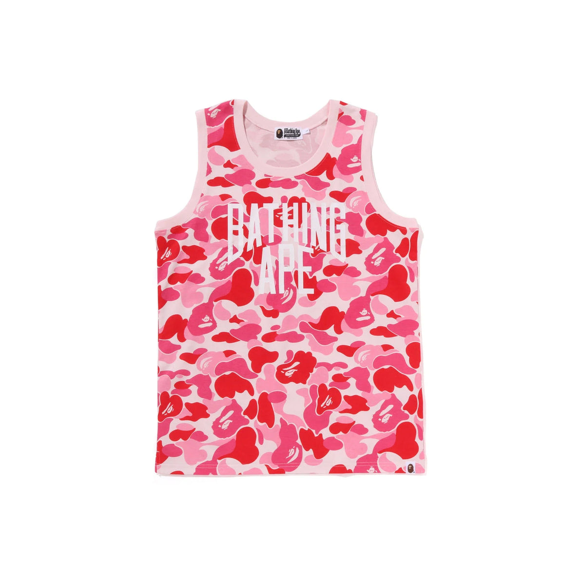 BAPE ABC Camo NYC Logo Tank Top 'Pink'