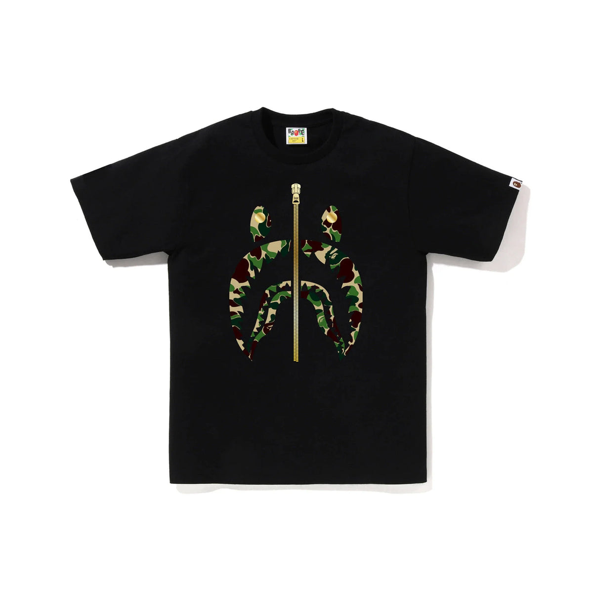 BAPE ABC Camo Shark Tee 'Black / Green'