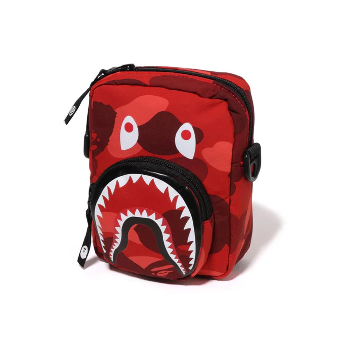 BAPE Color Camo Shark Mini Bag 'Red'